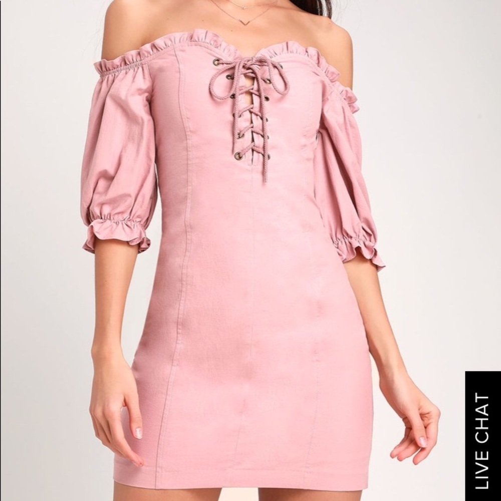 Off the shoulder dress